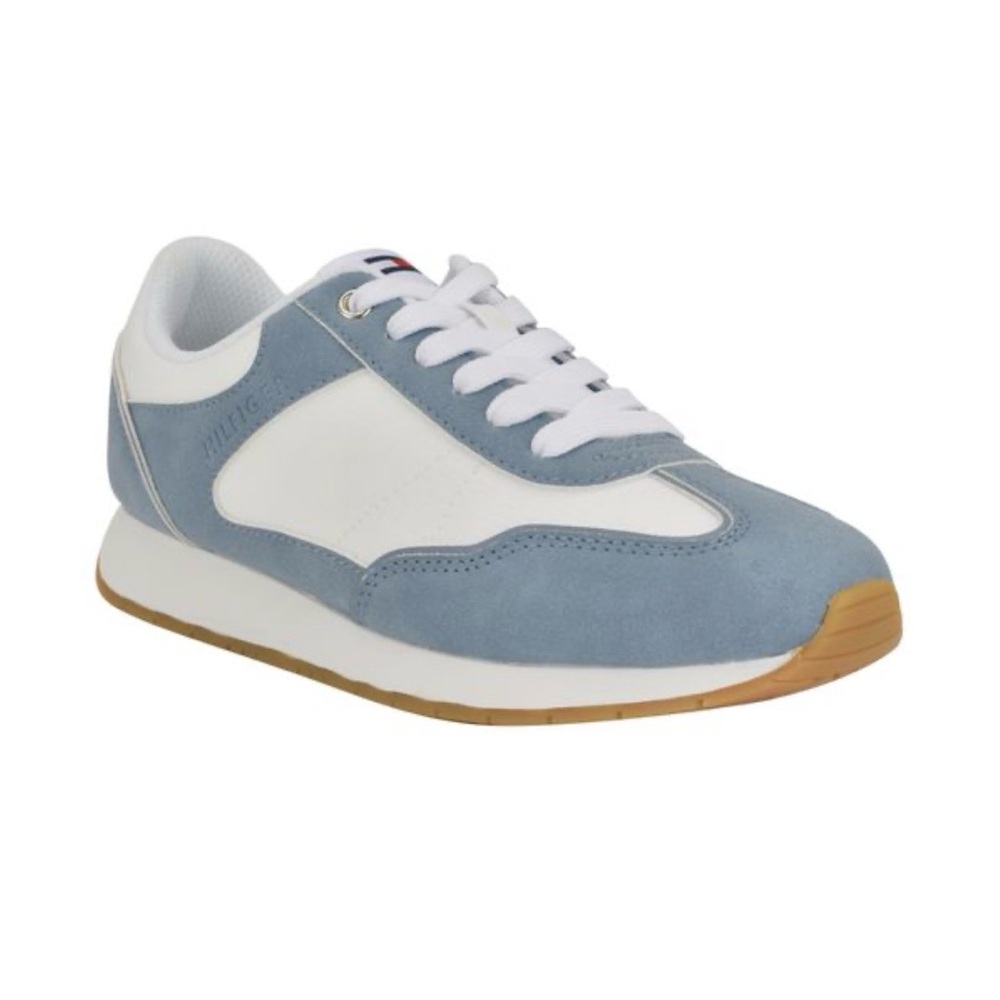 Tommy Hilfiger Marjel Blue and White Sneakers Sz 10